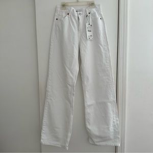 Brand new Zara white baggy jeans